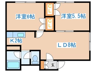 ウエストフィールドの物件間取画像